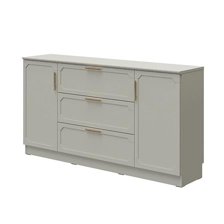 ตู้เตี้ยบานผสม SB FURNITURE QUINN 19239999 150 ซม. สีเทา_0