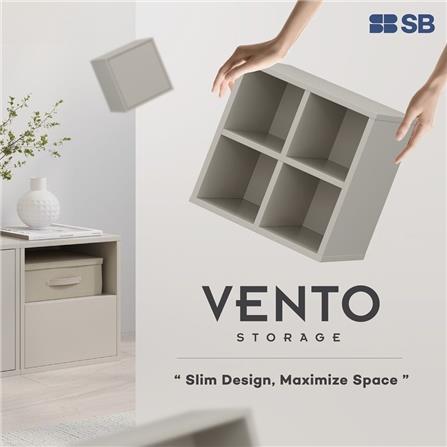 ตู้เตี้ย SB FURNITURE VENTO 19240065 39 ซม. สีครีม_4