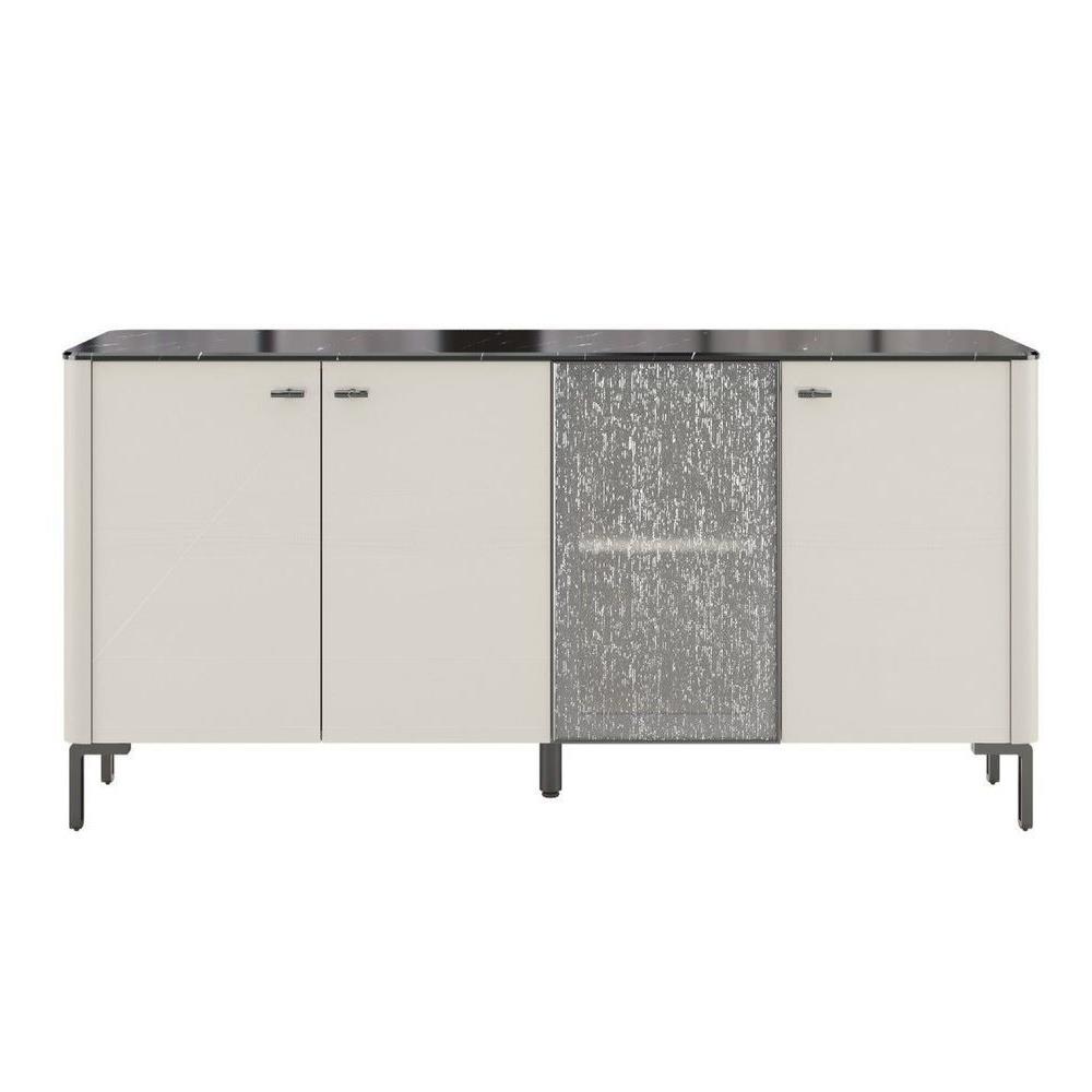 ตู้เตี้ยบานเปิด SB FURNITURE BLESS 19236031 160 ซม. สีเบจ