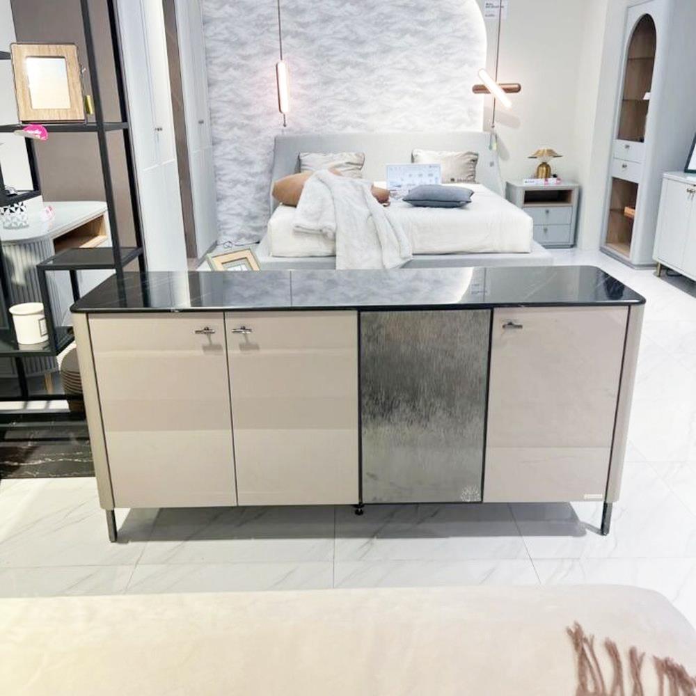 ตู้เตี้ยบานเปิด SB FURNITURE BLESS 19236031 160 ซม. สีเบจ