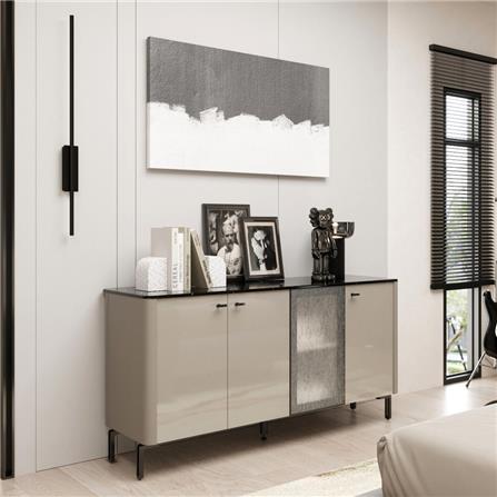 ตู้เตี้ยบานเปิด SB FURNITURE BLESS 19236031 160 ซม. สีเบจ_3