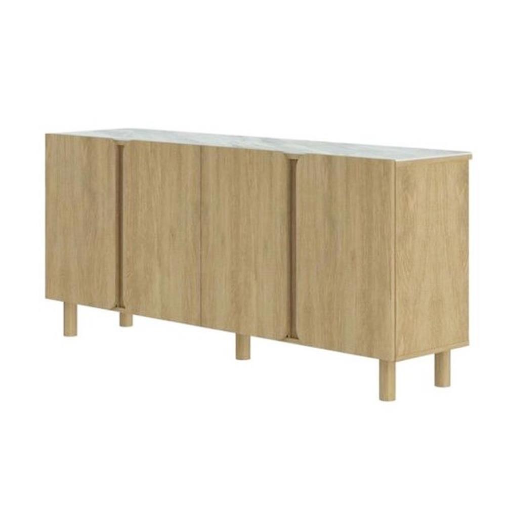 ตู้เตี้ยบานเปิด SB FURNITURE SKIFT 19240774 160 ซม. สีไม้อ่อน