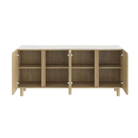 ตู้เตี้ยบานเปิด SB FURNITURE SKIFT 19240774 160 ซม. สีไม้อ่อน_2