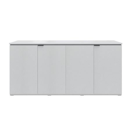 ตู้เตี้ยบานเปิด SB FURNITURE KEITH 19238504 160 ซม. สีขาว_1