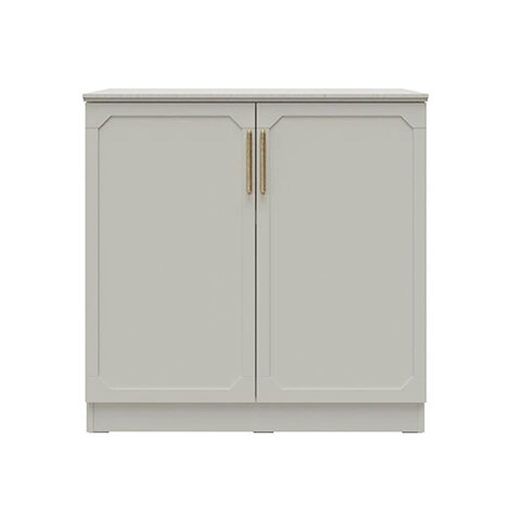 ตู้เตี้ยบานเปิด SB FURNITURE QUINN 19240064 80 ซม. สีเทา