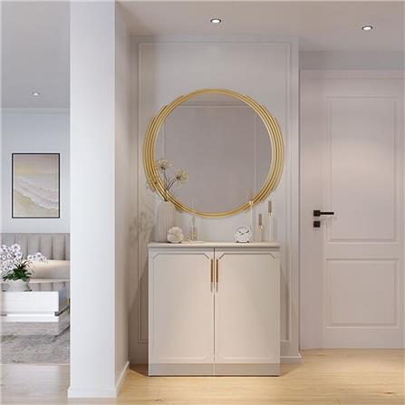 ตู้เตี้ยบานเปิด SB FURNITURE QUINN 19240064 80 ซม. สีเทา_2