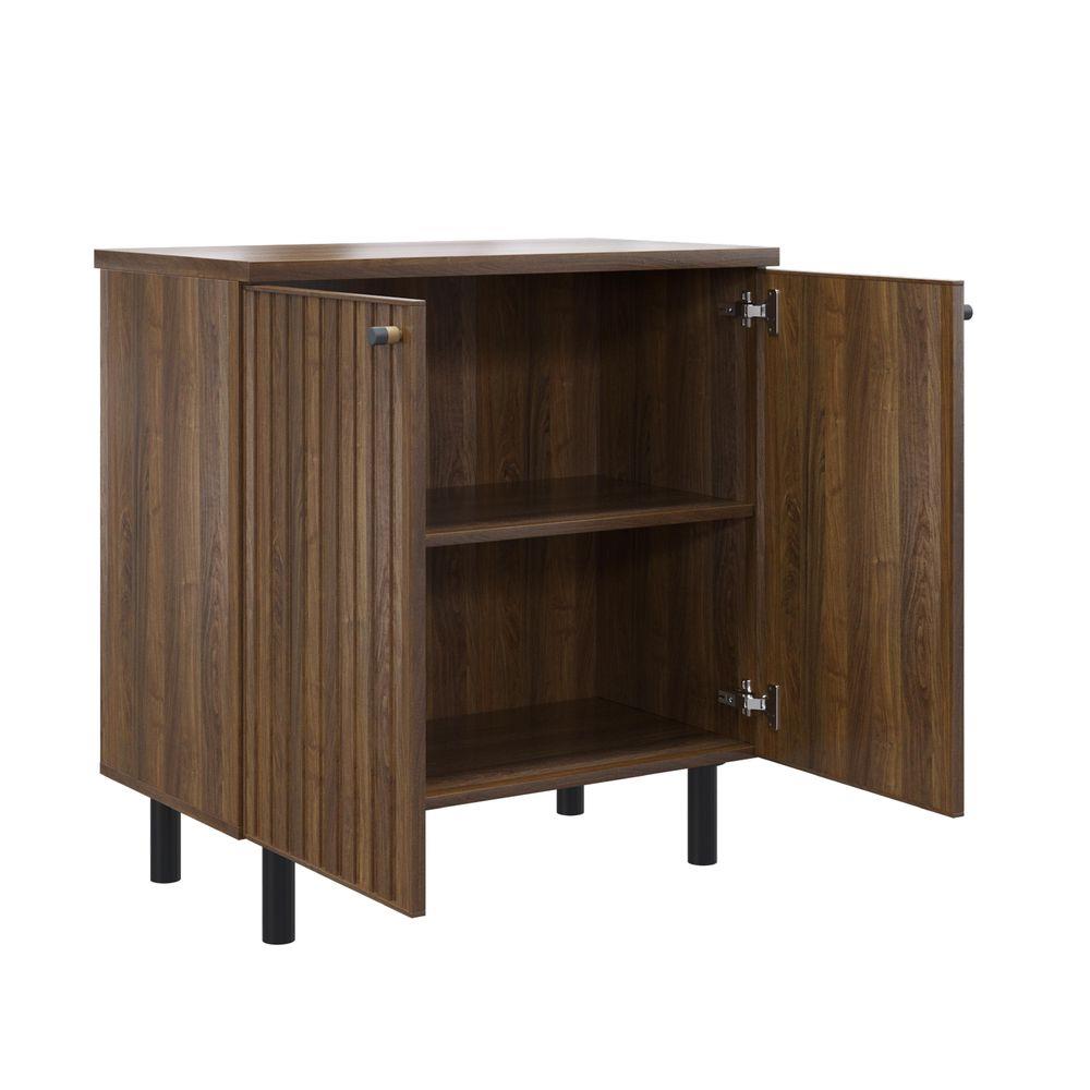 ตู้เตี้ยบานเปิด KONCEPT KUMAMOTO 19237094 80 ซม. สีน้ำตาลเข้ม