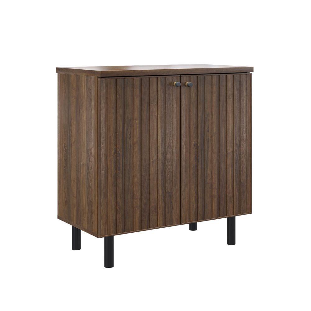 ตู้เตี้ยบานเปิด KONCEPT KUMAMOTO 19237094 80 ซม. สีน้ำตาลเข้ม