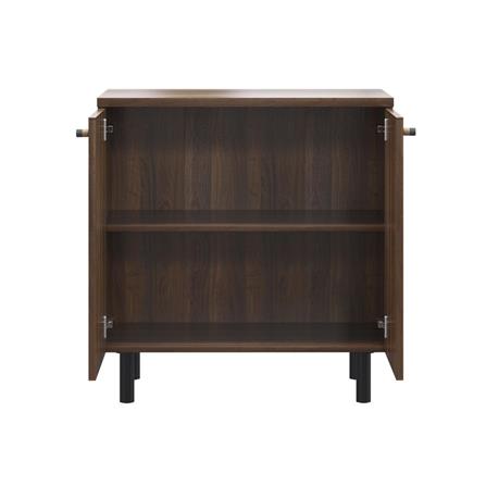 ตู้เตี้ยบานเปิด KONCEPT KUMAMOTO 19237094 80 ซม. สีน้ำตาลเข้ม_2