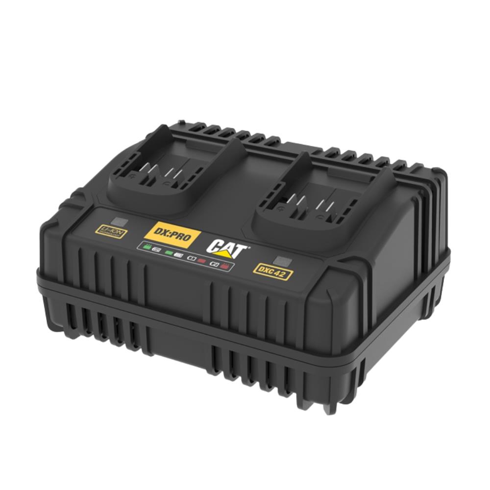 แท่นชาร์จแบตเตอรี่ CAT DXC42 18 โวลต์