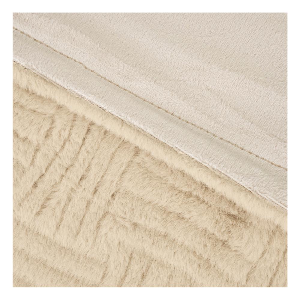 ผ้าห่ม BENETTA ROSALYNN 70x90 นิ้ว สี BEIGE