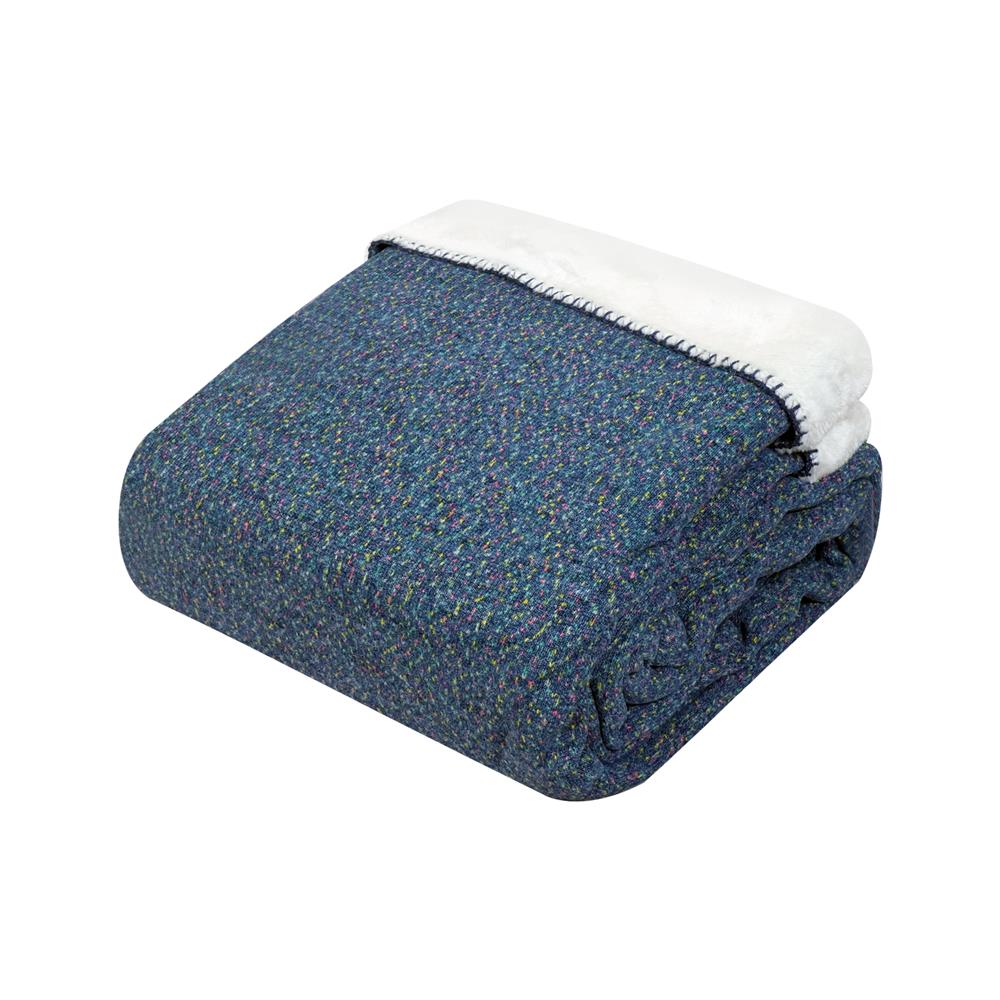 ผ้าห่ม BENETTA CARA 70x90 นิ้ว สี NAVY BLUE_1