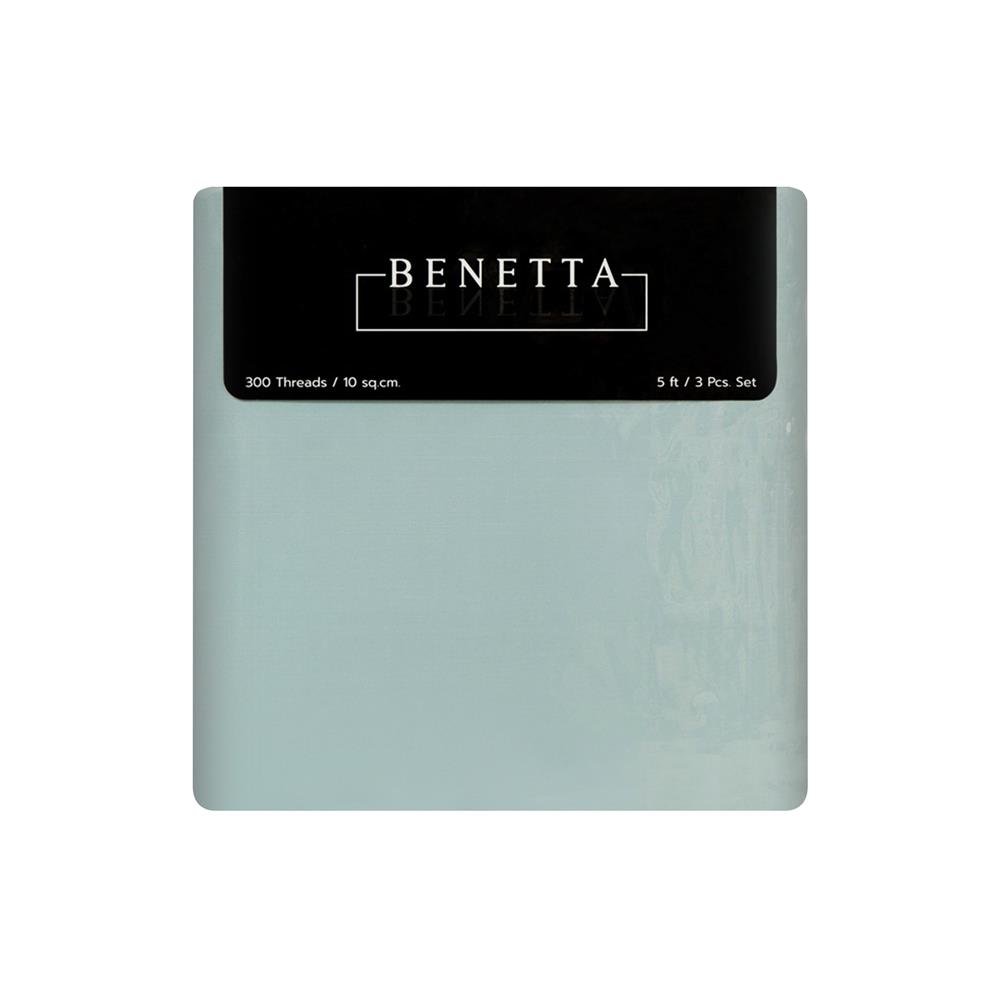 ชุดผ้าปูที่นอน 5 ฟุต (ชุด 3 ชิ้น) BENETTA CELLO สี GREEN