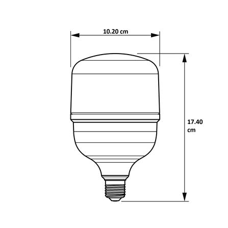 หลอด LED PHILIPS TRUE FORCE ESSENTIAL 35 วัตต์ DAYLIGHT E27_3