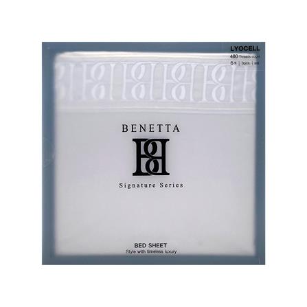 ชุดผ้าปูที่นอน 6 ฟุต (ชุด 3 ชิ้น) BENETTA CLASSIC สี GREY_5