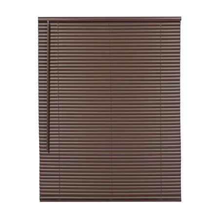 มู่ลี่ไวนิล HOME LIVING STYLE CORDLESS 90x130 ซม. สีน้ำตาลเข้ม_0