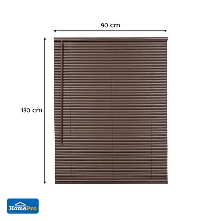 มู่ลี่ไวนิล HOME LIVING STYLE CORDLESS 90x130 ซม. สีน้ำตาลเข้ม_7