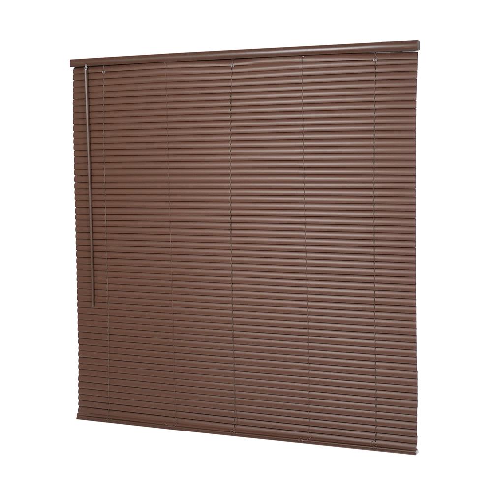 มู่ลี่ไวนิล HOME LIVING STYLE CORDLESS 120x130 ซม. สีน้ำตาลเข้ม