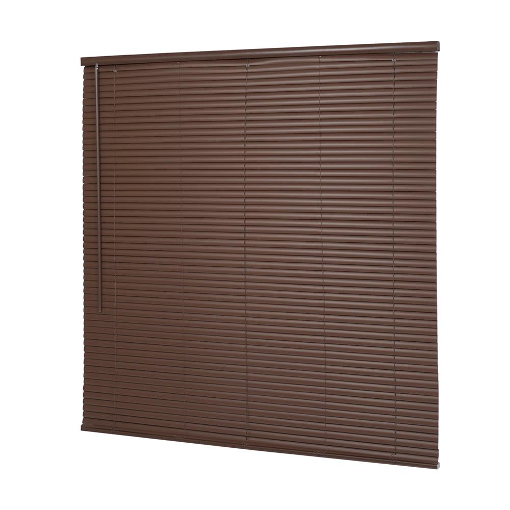 มู่ลี่ไวนิล HOME LIVING STYLE CORDLESS 120x160 ซม. สีน้ำตาลเข้ม