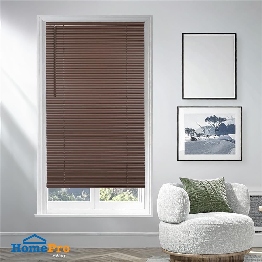 มู่ลี่ไวนิล HOME LIVING STYLE CORDLESS 70x160 ซม. สีน้ำตาลเข้ม