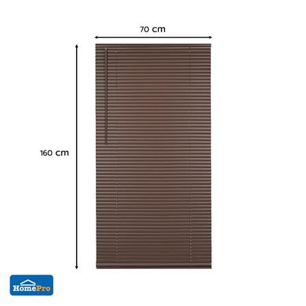 มู่ลี่ไวนิล HOME LIVING STYLE CORDLESS 70x160 ซม. สีน้ำตาลเข้ม_7