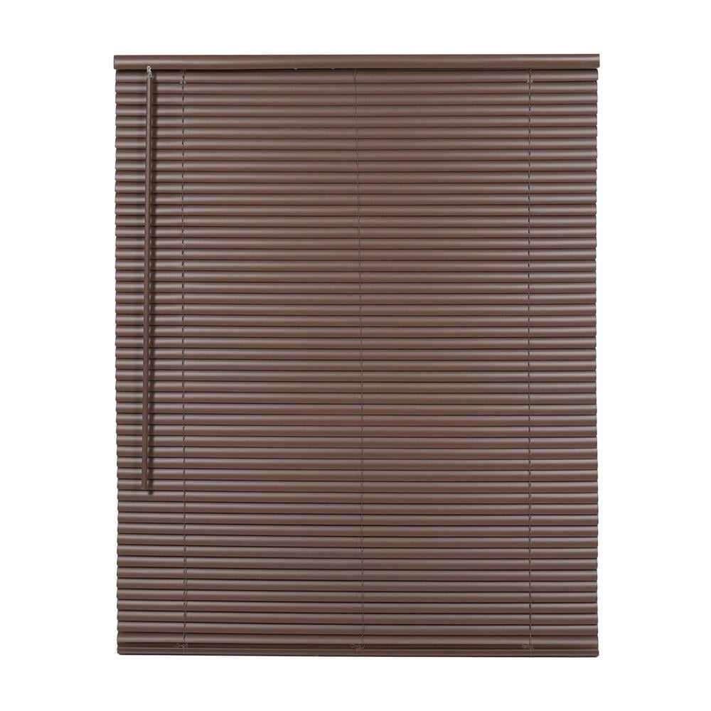 มู่ลี่ไวนิล HOME LIVING STYLE CORDLESS 90x160 ซม. สีน้ำตาลเข้ม