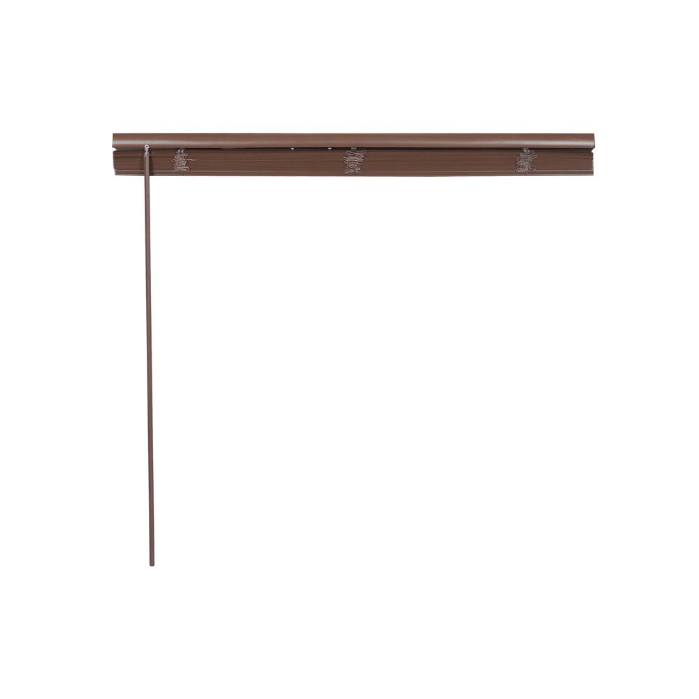 มู่ลี่ไวนิล HOME LIVING STYLE CORDLESS 90x160 ซม. สีน้ำตาลเข้ม