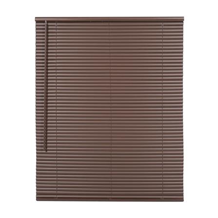 มู่ลี่ไวนิล HOME LIVING STYLE CORDLESS 90x160 ซม. สีน้ำตาลเข้ม_0