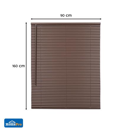 มู่ลี่ไวนิล HOME LIVING STYLE CORDLESS 90x160 ซม. สีน้ำตาลเข้ม_7