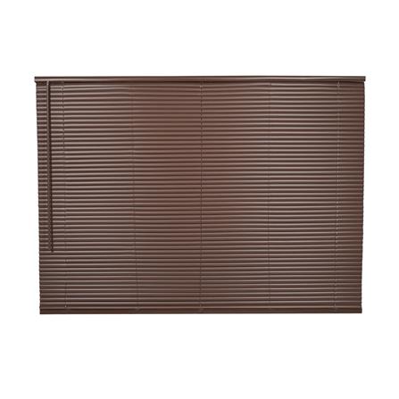 มู่ลี่ไวนิล HOME LIVING STYLE CORDLESS 155x160 ซม. สีน้ำตาลเข้ม_0