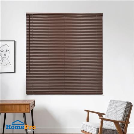 มู่ลี่ไวนิล HOME LIVING STYLE CORDLESS 155x160 ซม. สีน้ำตาลเข้ม_5