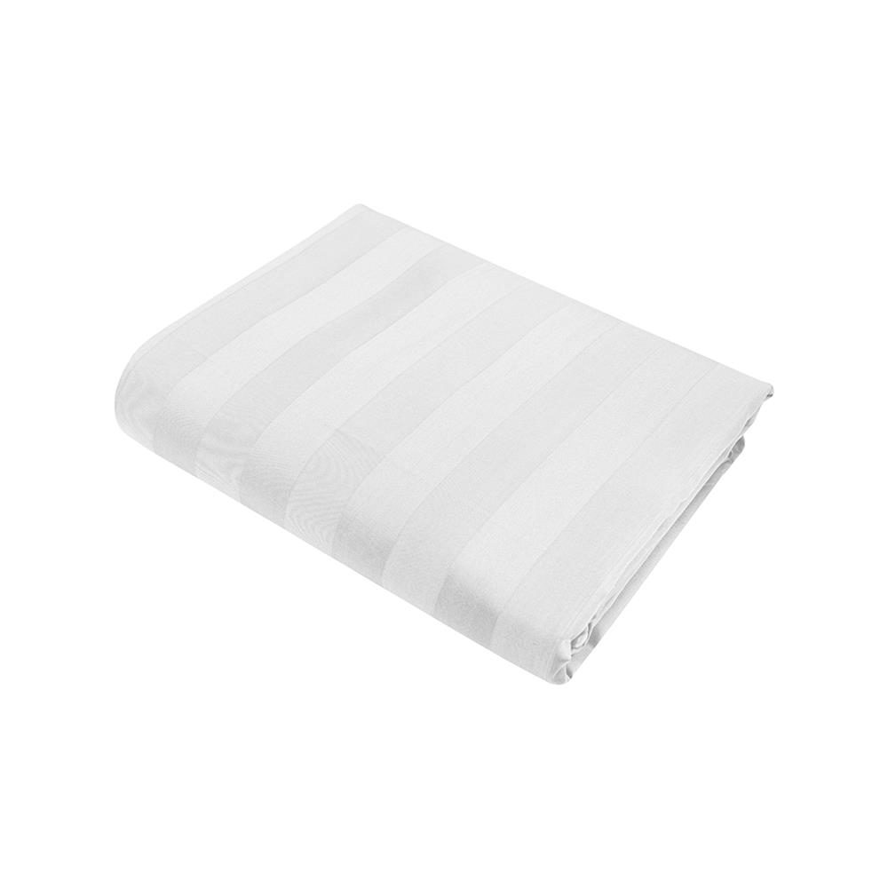 ผ้าปูที่นอน PICASSO COTTON STRIPE 760TC 60x78 นิ้ว สี WHITE