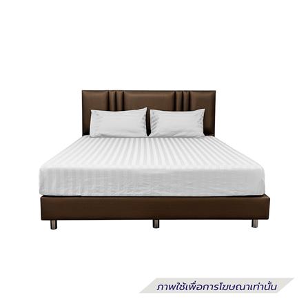 ผ้าปูที่นอน PICASSO COTTON STRIPE 760TC 60x78 นิ้ว สี WHITE_1