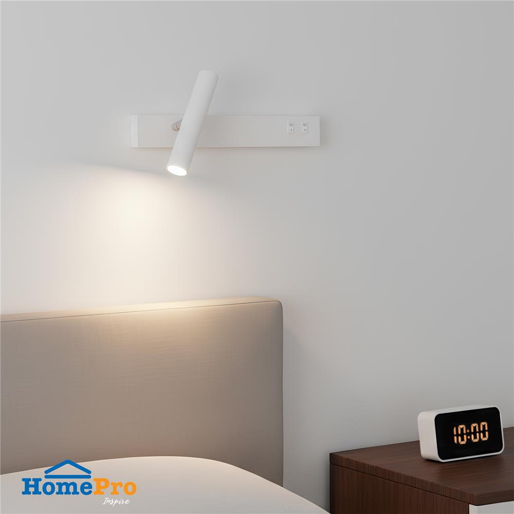 ไฟกิ่งภายใน LED MD008-3627-30 WH  8 วัตต์ DAYLIGHT/COOL WHITE/WARM WHITE สีขาว 1 หัว