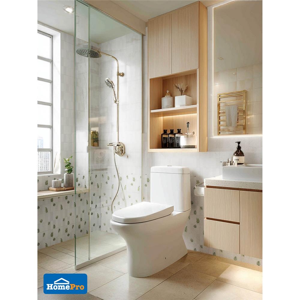 กระเบื้องผนัง 25x40 ซม. ภูผา อัลเทีย เดคโค่ ไวท์ A 1 ตร.ม.