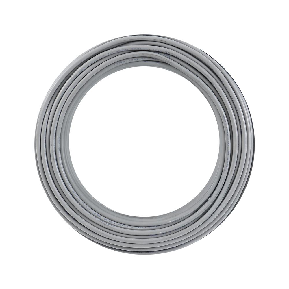 สายไฟ THW IEC01 RANZZ 1x4 ตร.มม. 50 ม. สีเทา