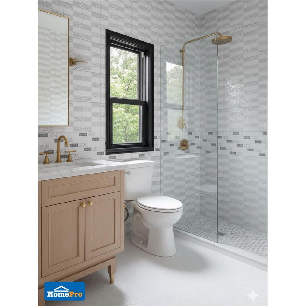 กระเบื้องผนัง 25x40 ซม. ภูผา เดนิส ไวท์ A 1 ตร.ม.