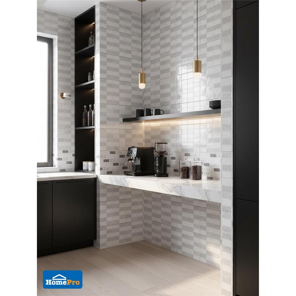 กระเบื้องผนัง 25x40 ซม. ภูผา อาร์เดน ไวท์ A 1 ตร.ม.