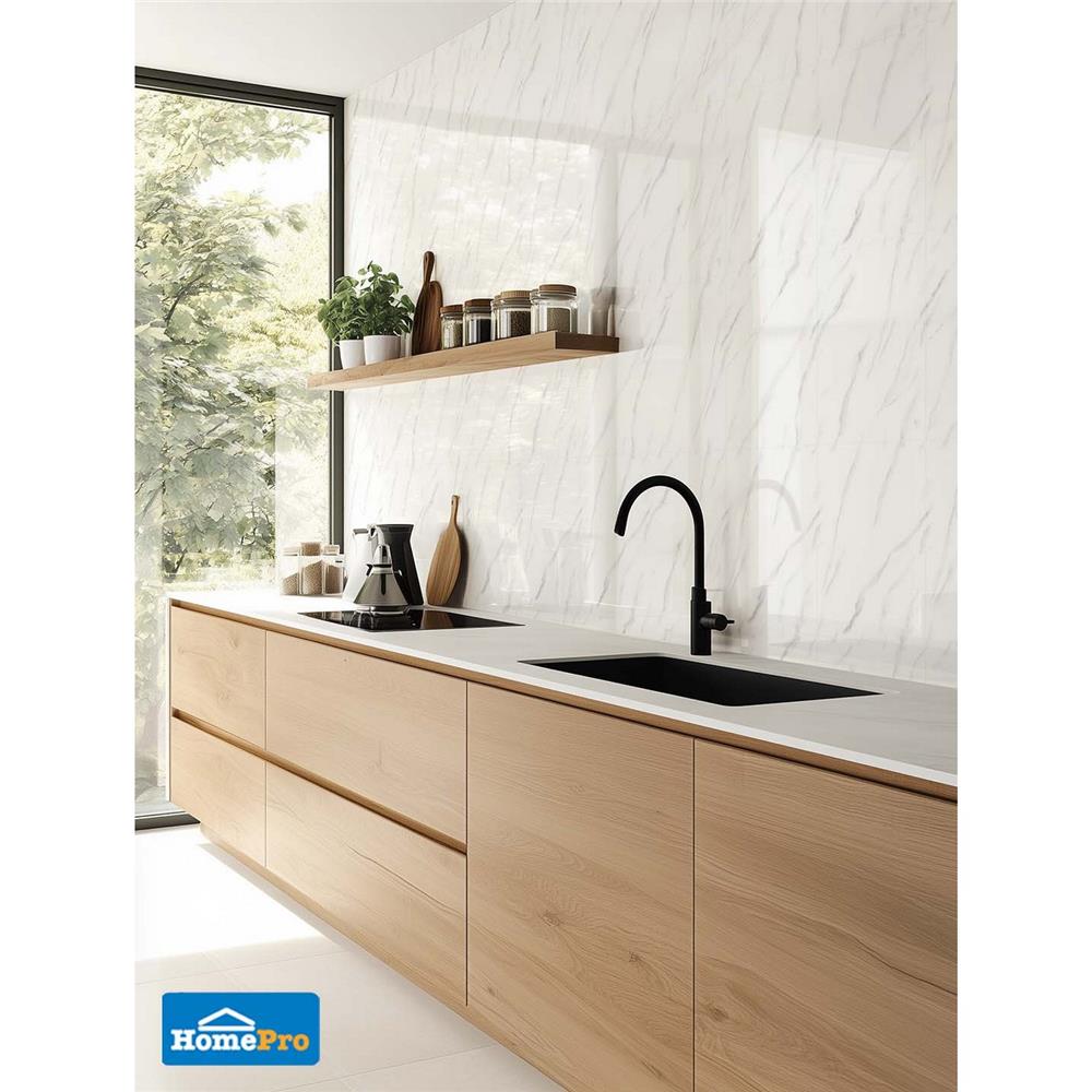 กระเบื้องผนัง 25x40 ซม. TARA ดาร์ล่า มาร์เบิล ไวท์ A 1 ตร.ม.