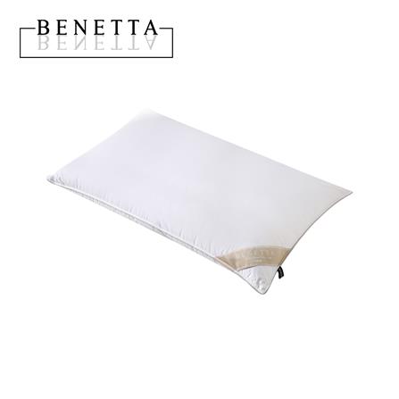 หมอนหนุน ขนห่าน BENETTA EXTRA GOOSE DOWN FIRM 22x35 นิ้ว สีขาว_0