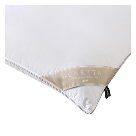 หมอนหนุน ขนห่าน BENETTA EXTRA GOOSE DOWN FIRM 22x35 นิ้ว สีขาว_3