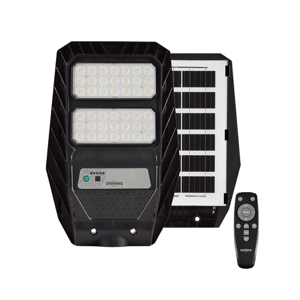 ไฟถนน SOLAR SHINING URANUS 150 วัตต์ DAYLIGHT สีดำ