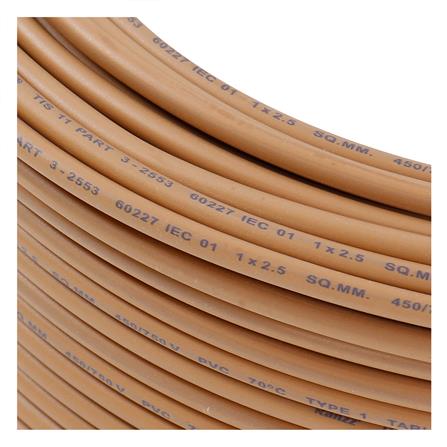 สายไฟ THW IEC01 RANZZ 1x2.5 ตร.มม. 50 ม. สีน้ำตาล_2