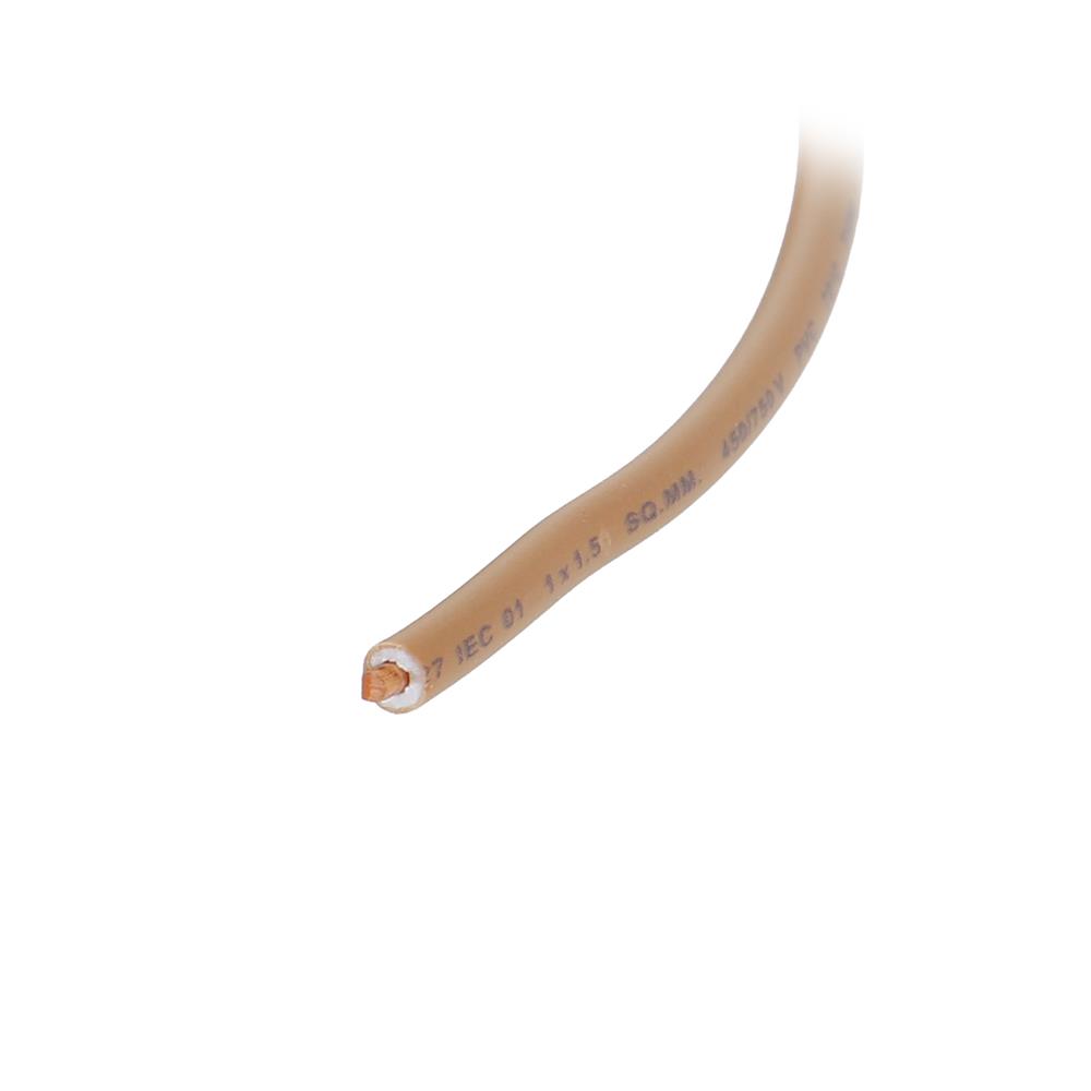 สายไฟ THW IEC01 RANZZ 1x1.5 ตร.มม. 50 ม. สีน้ำตาล