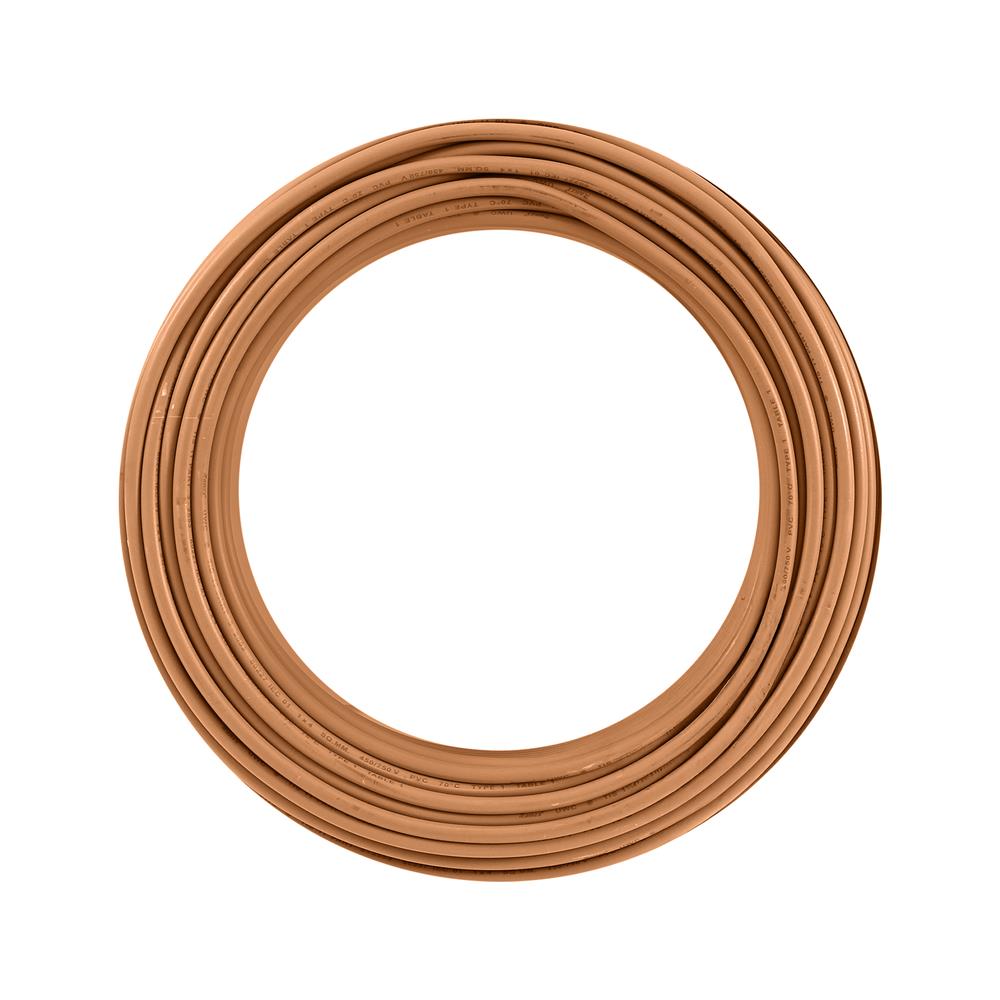 สายไฟ THW IEC01 RANZZ 1x4 ตร.มม. 50 ม. สีน้ำตาล