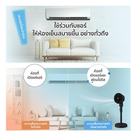 พัดลมตั้งพื้น 6 นิ้ว IRIS OHYAMA STF-AC15 สีเทา_3