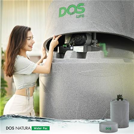 ถังเก็บน้ำ DOS WATER PAC NSN 1500 ลิตร + ปั๊มน้ำ HITACHI WMPV400XX2 400 วัตต์ + เครื่องกรองน้ำใช้ DUPONT สีเทา_4