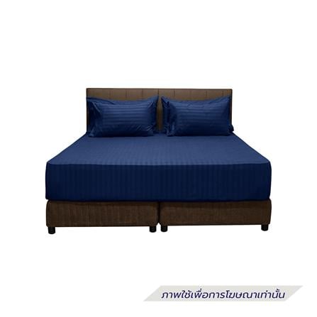 ผ้าปูที่นอน PICASSO MICRO 300TC STRIPE 42x78 นิ้ว สี BLUE_1