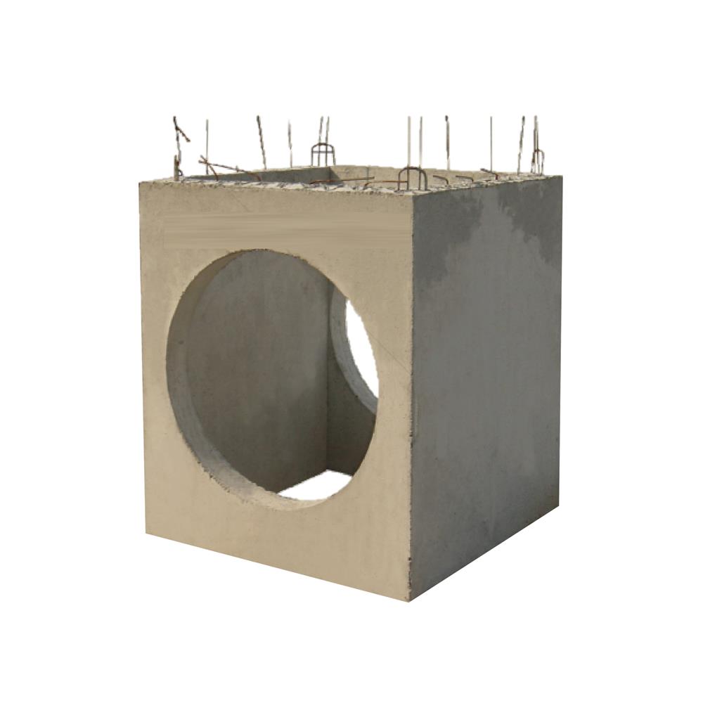 บ่อพักคอนกรีต ไม่มีก้น (ท่อ 60) IQC 100x100x120x10 ซม.