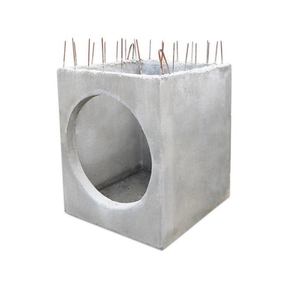 บ่อพักคอนกรีต 1 ทาง (ท่อ 60) IQC 100x100x120x10 ซม.